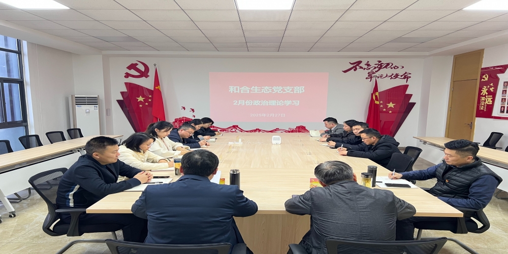 和合生態(tài)黨支部組織開(kāi)展2月份政治理論學(xué)習(xí)