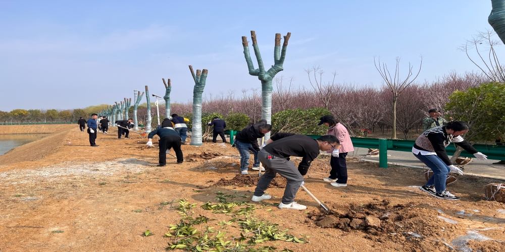 黨建引領(lǐng)共植綠 凝心聚力譜新篇 ——和合生態(tài)、德嘉置業(yè)黨支部赴小廟基地義務(wù)植樹(shù)